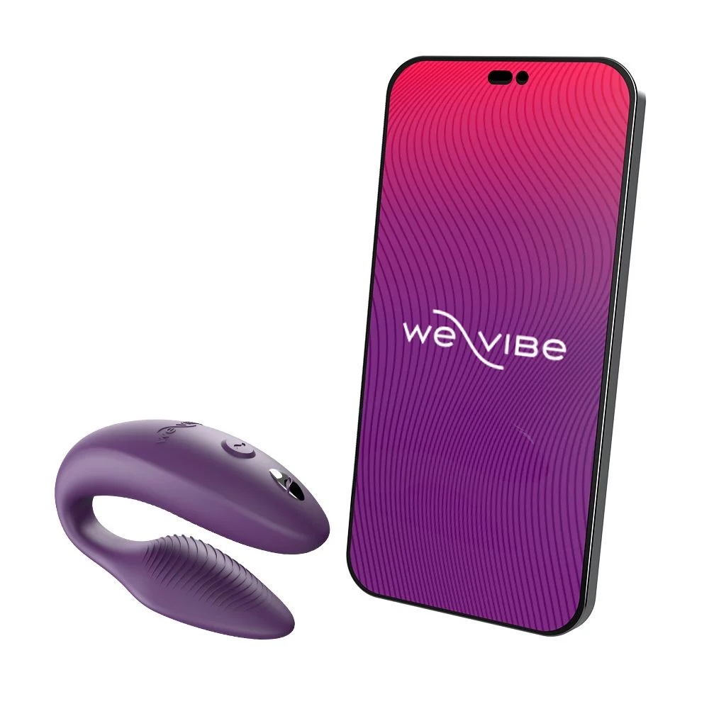 We-Vibe Sync 2 Tím Cặp Đôi Rung G Clit App