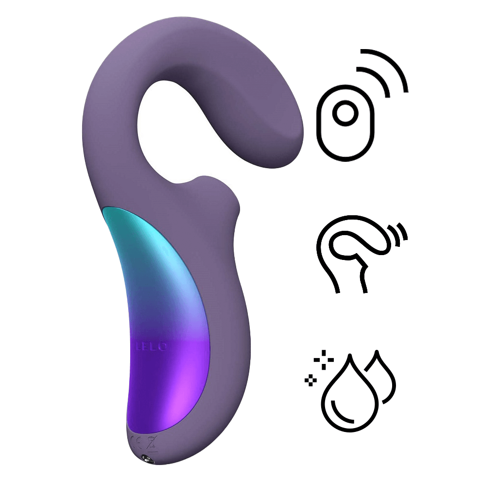 Lelo Enigma Wave hút clitoris G-spot tím sóng sonic Thụy Điển