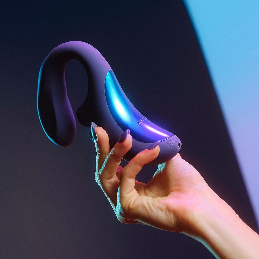 Lelo Enigma Wave hút clitoris G-spot tím sóng sonic Thụy Điển