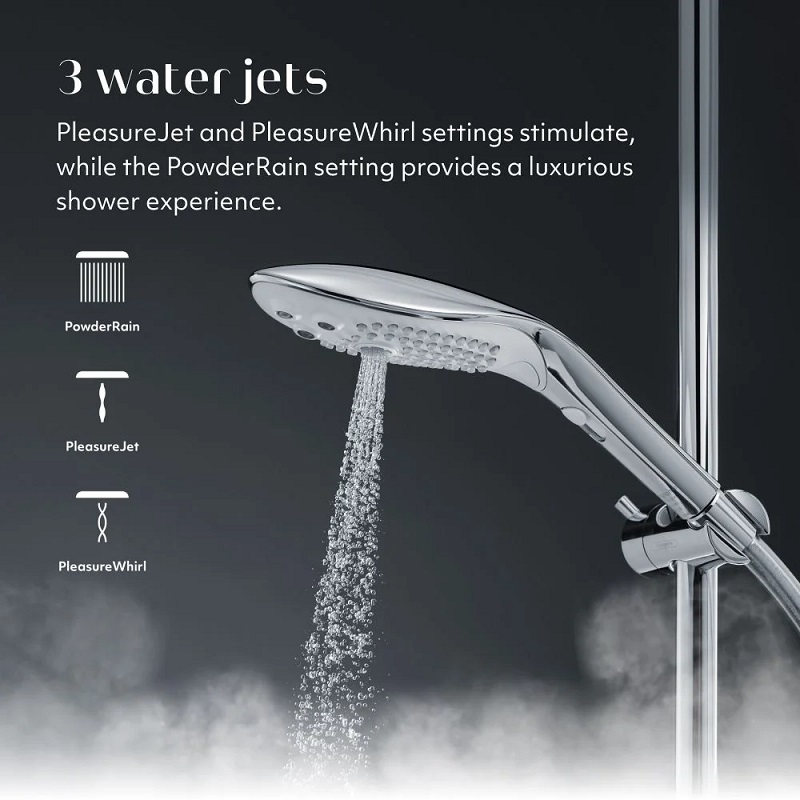 Womanizer Wave Clit Massager Chrome Thư Giãn Sâu