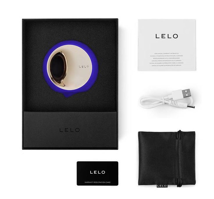 Lelo Ora 3 Xanh Đậm Lưỡi Rung Mút Siêu Thật