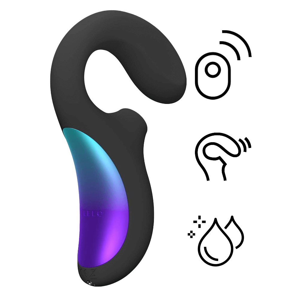 Lelo Enigma Wave Hút Âm Hạch G-spot Đen 14cm