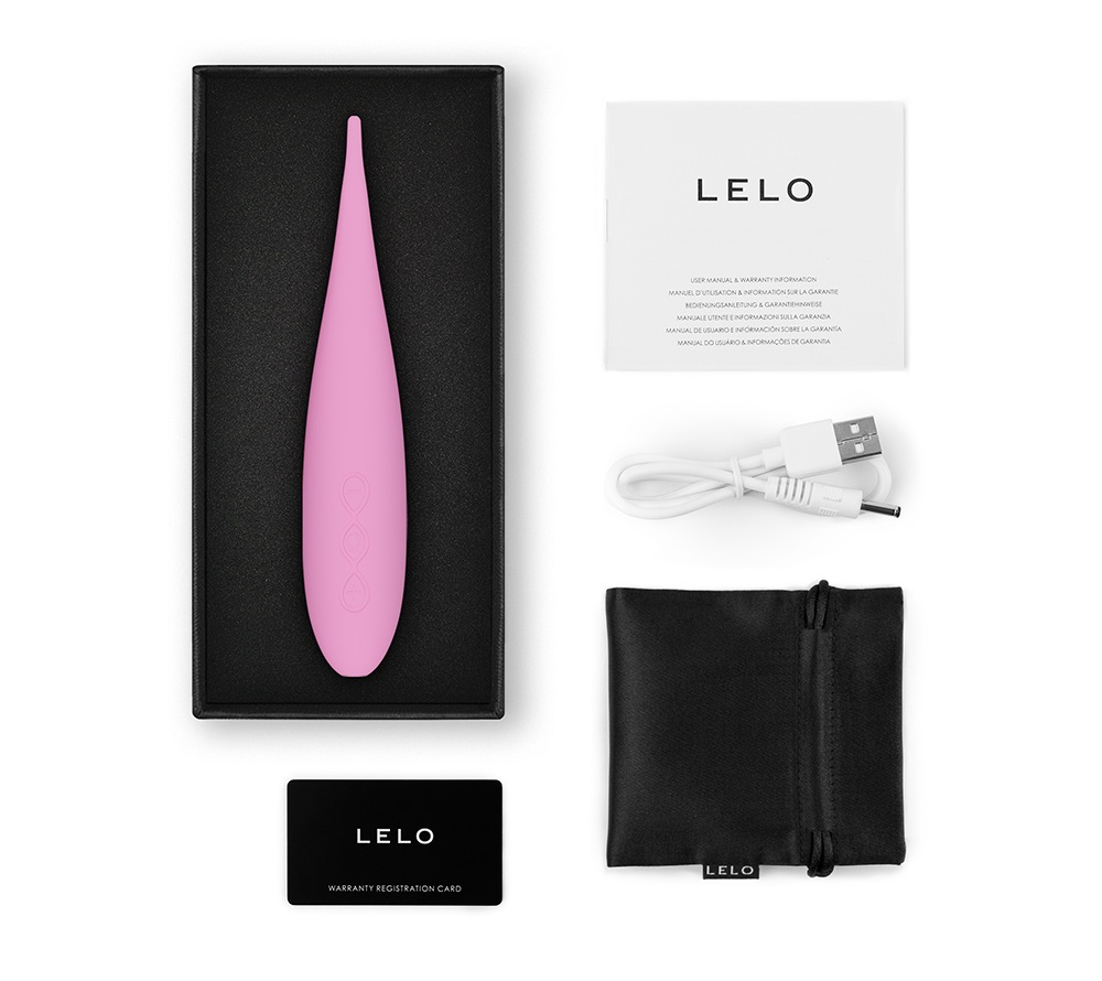 Máy Rung Lelo DOT Tím Di Động Nhỏ Siêu Tiện Lợi