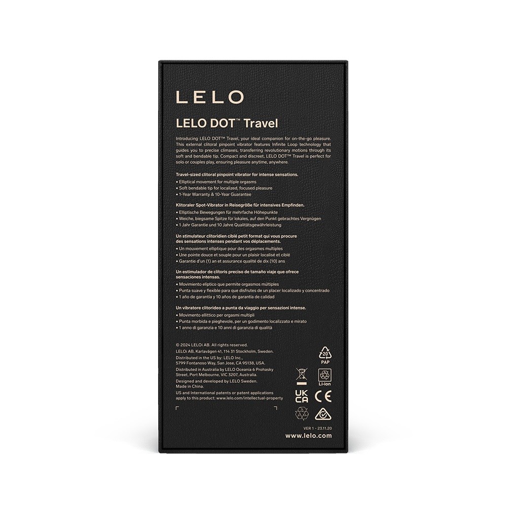 Máy Rung Lelo DOT Tím Di Động Nhỏ Siêu Tiện Lợi