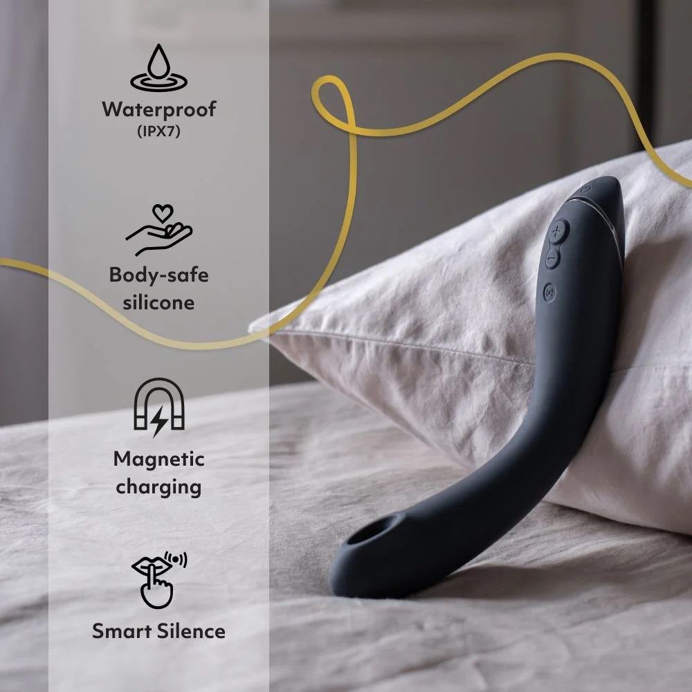 Womanizer OG G-spot Hút xóc Xám Đỉnh cao khoái