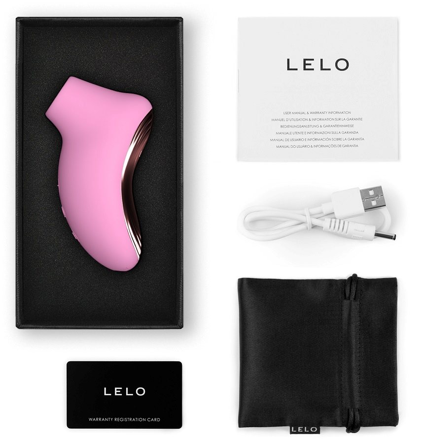 Lelo Sona 2 âm vật sonic hồng du lịch rung khoái cảm