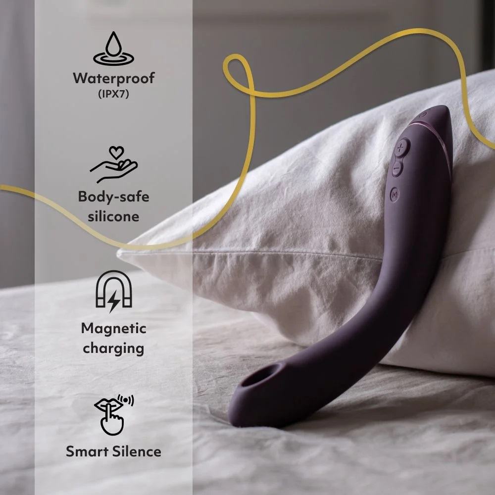 Womanizer OG G-Spot Hút Tím Đỏ 17.6cm Siêu Mạnh