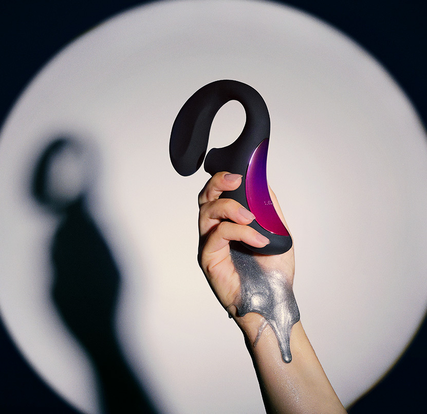 LELO Enigma Wave Đen Clit G Spot Siêu Âm Sóng