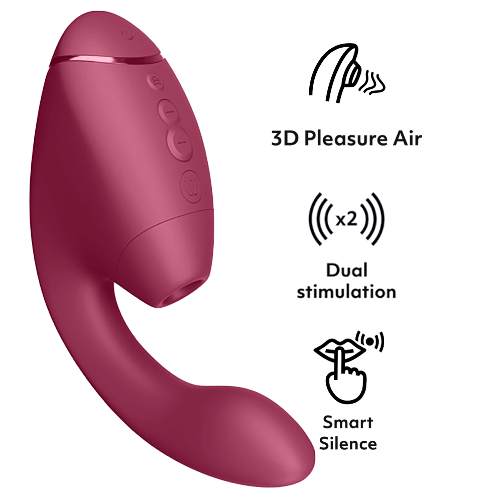 Womanizer Next DUO hồng hút 3D G-spot rung kép cực khoái