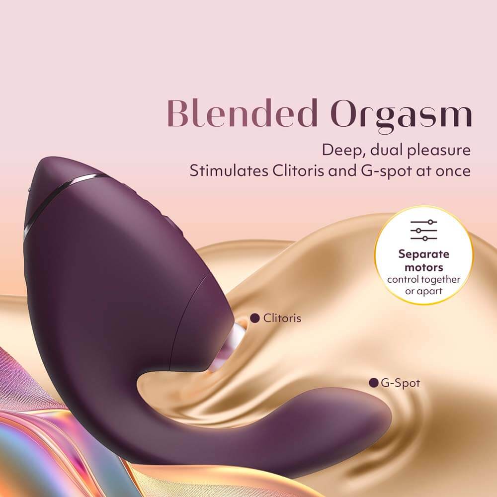 Womanizer Next DUO hồng hút 3D G-spot rung kép cực khoái