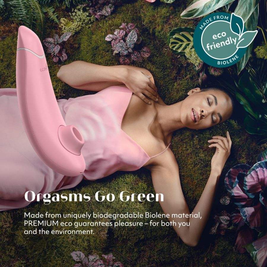 Womanizer Premium Eco Hút Âm Đạo Xanh Lá Siêu Êm Môi Trường