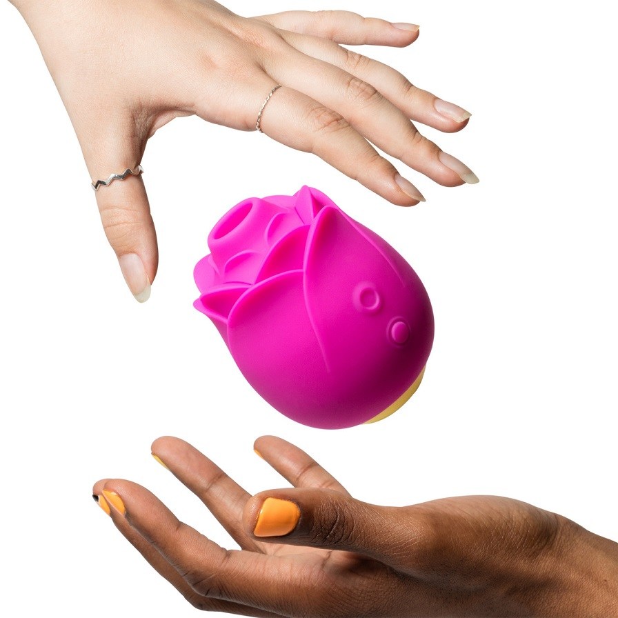 Romp Rose Hút Âm Đạo Tím Hoa Hồng 6 Cấp Hạnh Phúc Tột