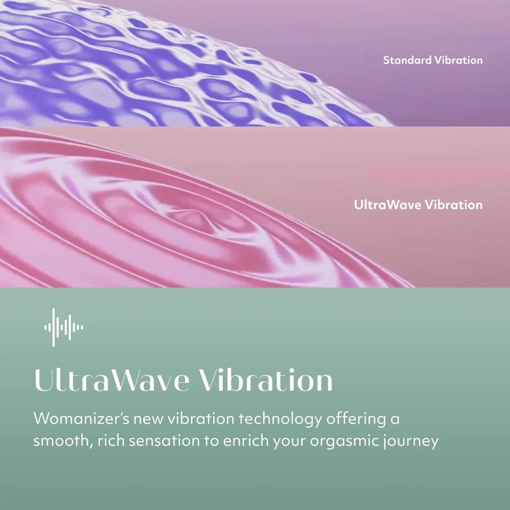 Womanizer Vibe UltraWave Xanh Nhạt Rung Yên Tĩnh