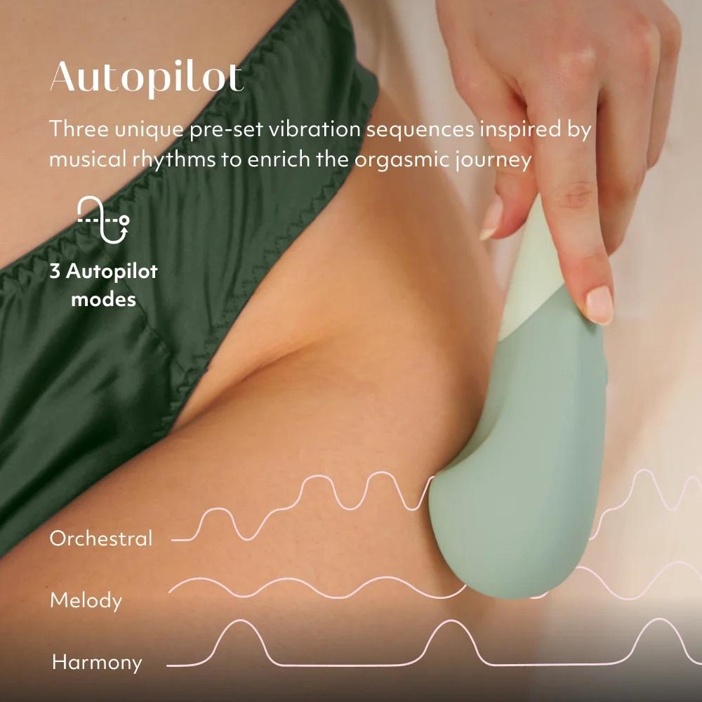 Womanizer Vibe UltraWave Xanh Nhạt Rung Yên Tĩnh
