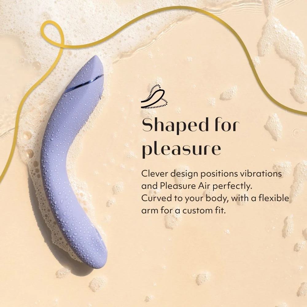 Womanizer OG Pleasure Air hút G-spot tím rung 17.6cm