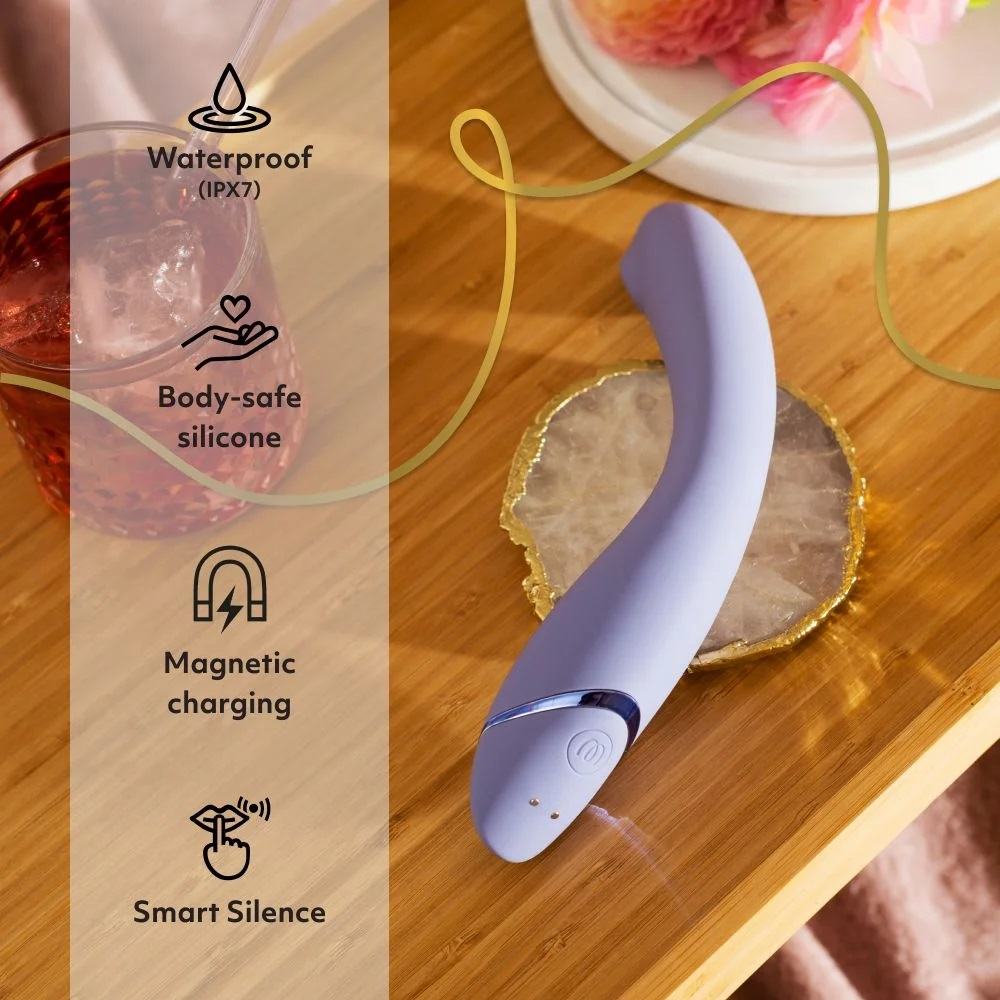 Womanizer OG Pleasure Air hút G-spot tím rung 17.6cm