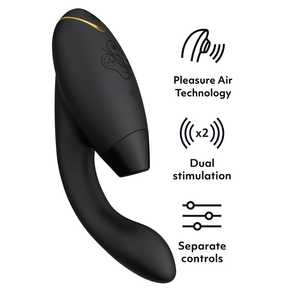 Womanizer DUO 2 Hút Âm G Rung Đen Đức Chính Hãng
