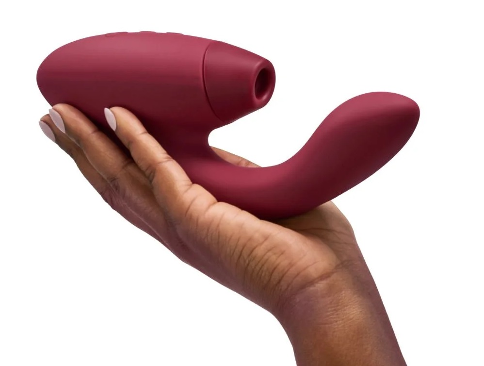 Womanizer DUO 2 đỏ hút G-spot 20.3cm cao trào kép