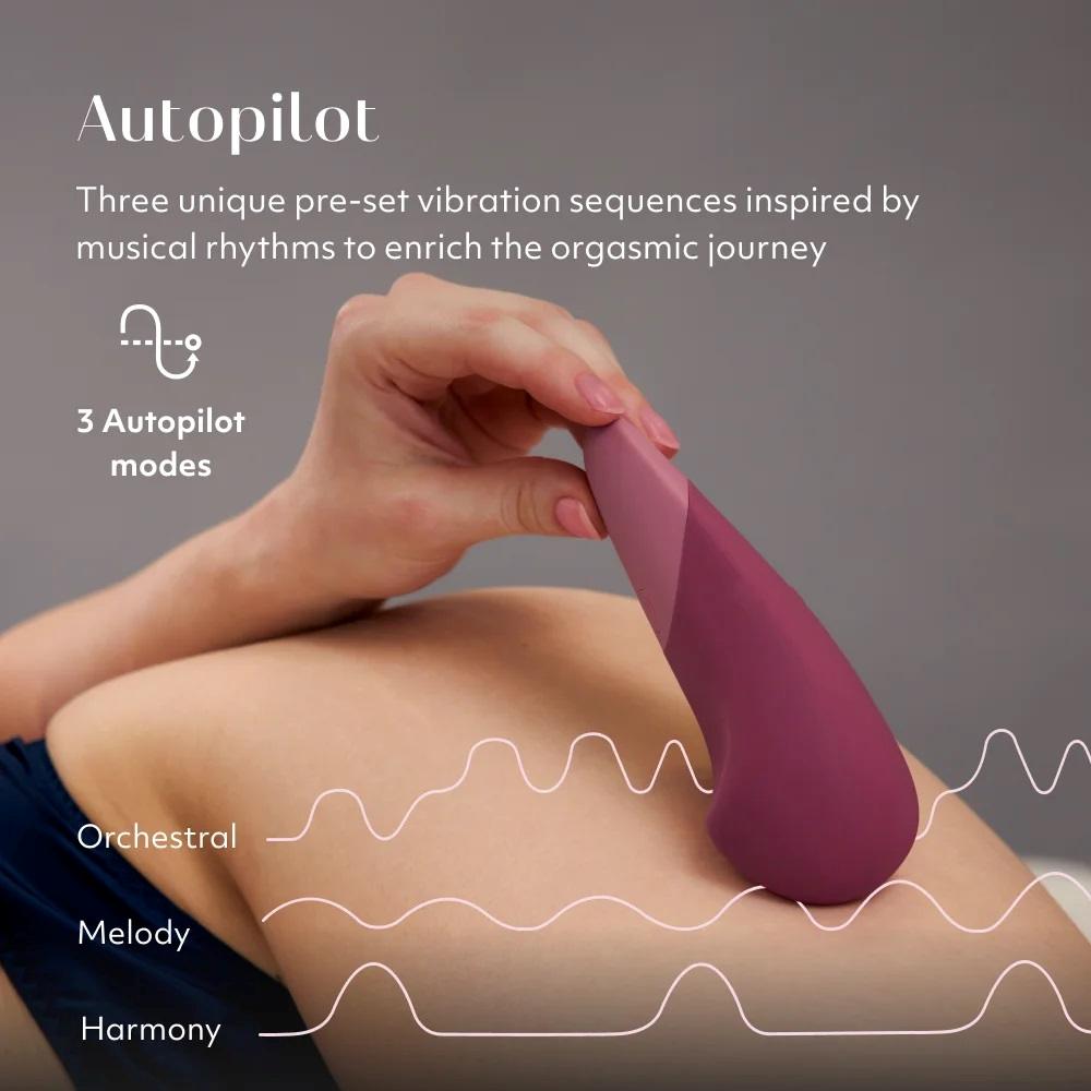 Womanizer Vibe UltraWave hồng yên tĩnh clitoris wave