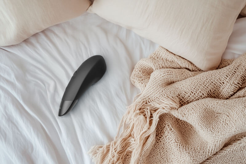 Womanizer Enhance Air Black 15.8cm Suction Cao Trào Ngập