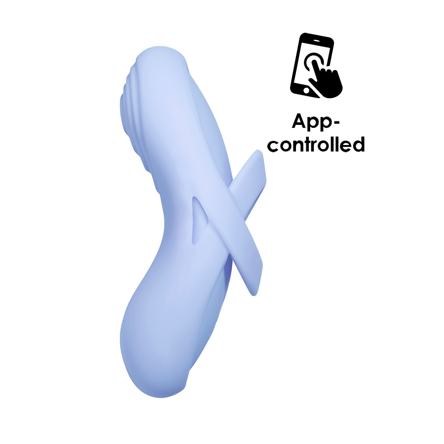 SVAKOM Echo 2 app xanh ngọc silicone rung ngón tay