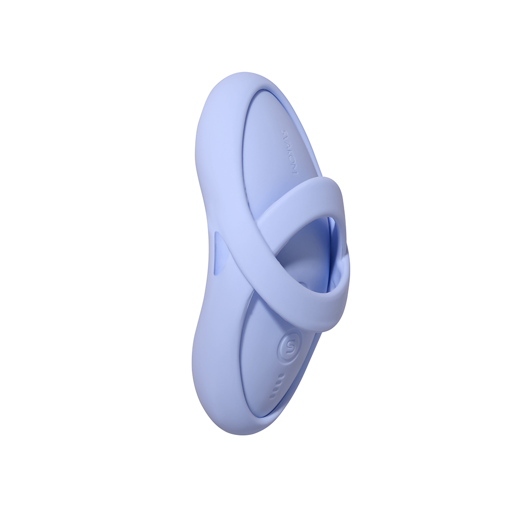 SVAKOM Echo 2 app xanh ngọc silicone rung ngón tay