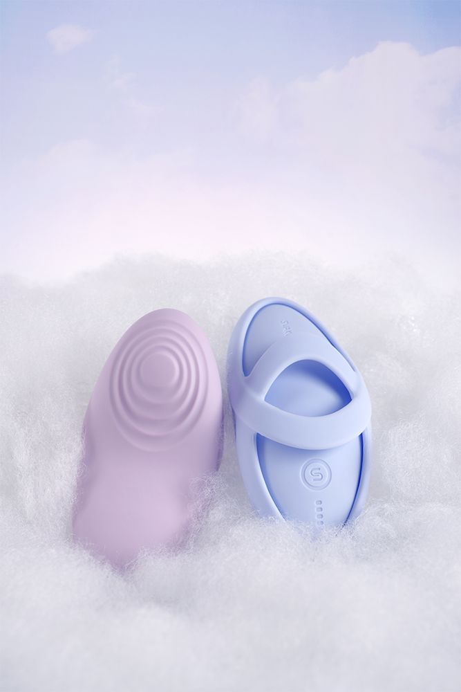 SVAKOM Echo 2 app xanh ngọc silicone rung ngón tay