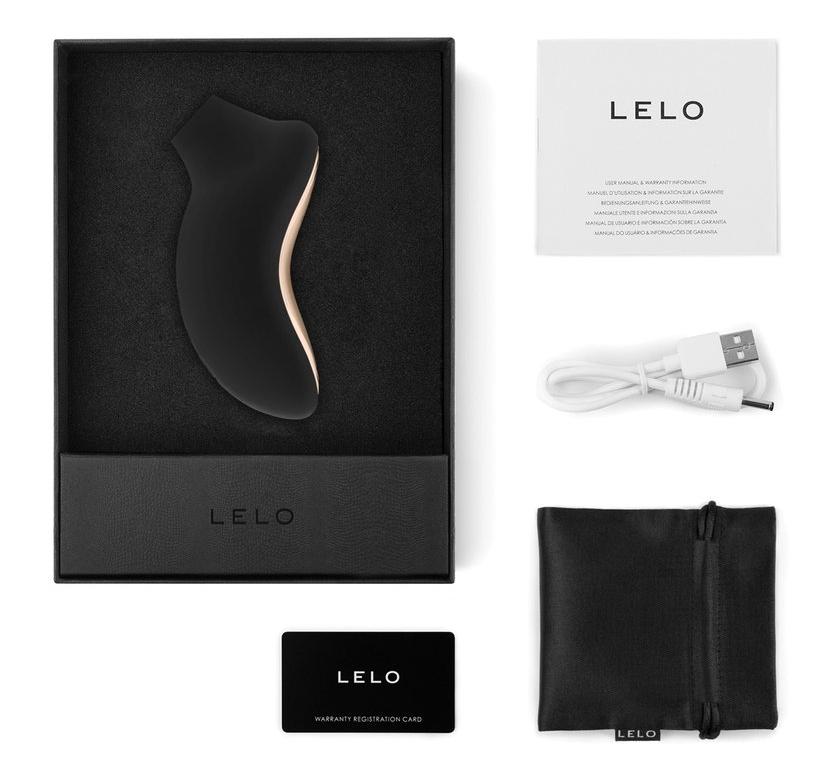 Lelo Sona 2 Clit Sonic Đen 9.9cm SenSonic Đỉnh