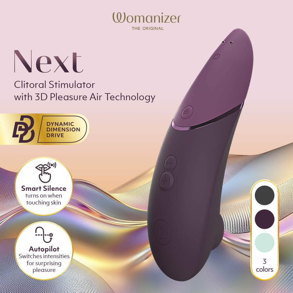 Womanizer Next Clit Sucker Tím Đậm Hút Sướng 14 Cấp