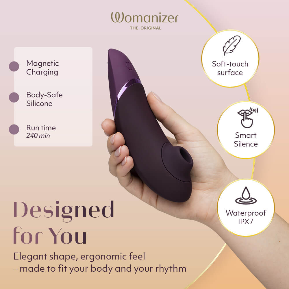 Womanizer Next Clit Sucker Tím Đậm Hút Sướng 14 Cấp
