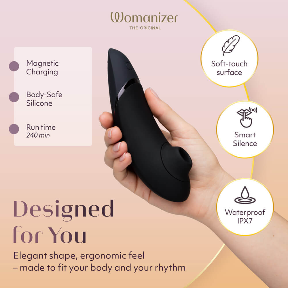 Womanizer Next Clit Hút Đen 3D Air Siêu Cấp
