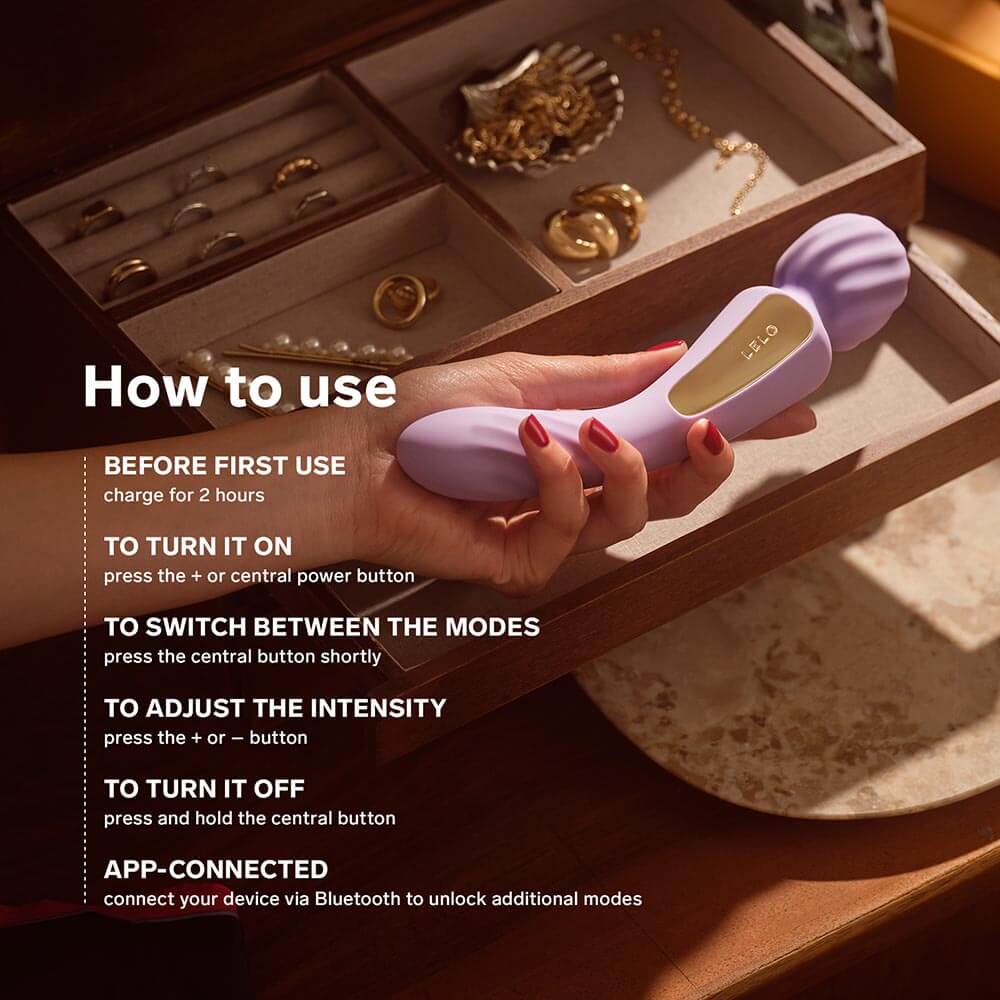 LELO Switch Xanh Dương Đầu Đôi Vib 100%