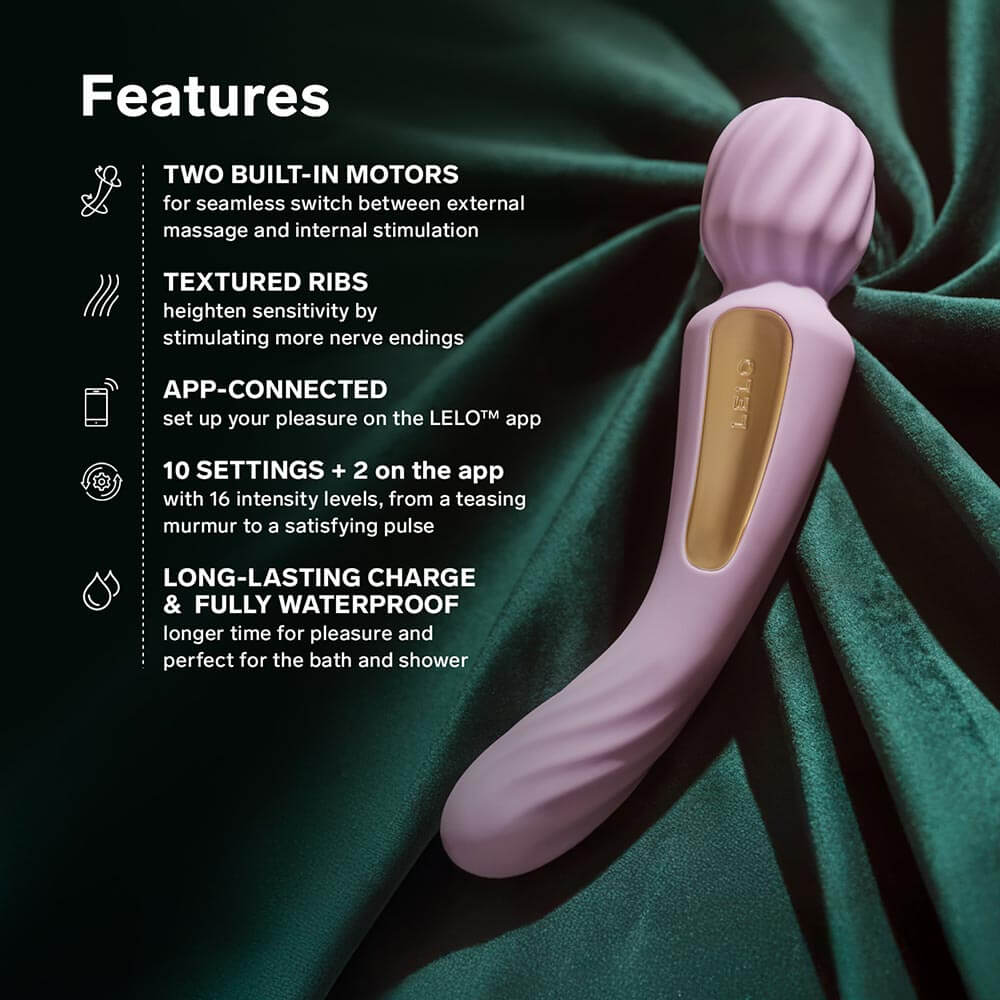 LELO Switch Đũa Rung Đôi Hồng Nhẹ Cảm Xúc Đỉnh