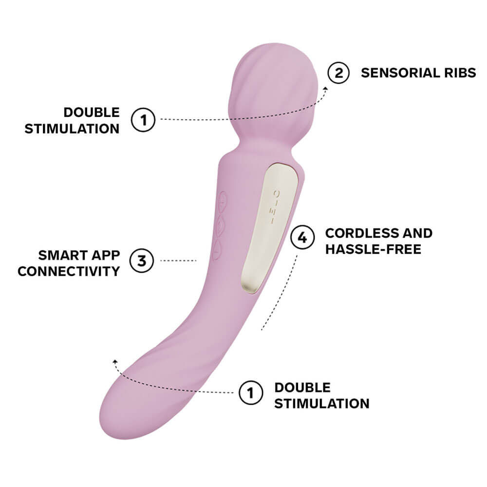 LELO Switch Đũa Rung Đôi Hồng Nhẹ Cảm Xúc Đỉnh