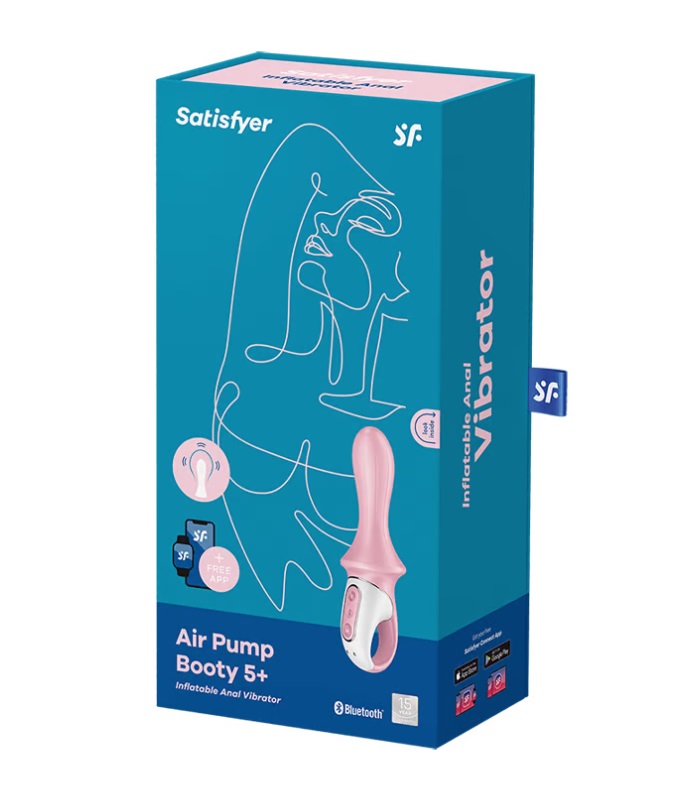 Air Pump Anal Satisfyer Vibro Hồng 18cm Siêu Sướng Đỉnh