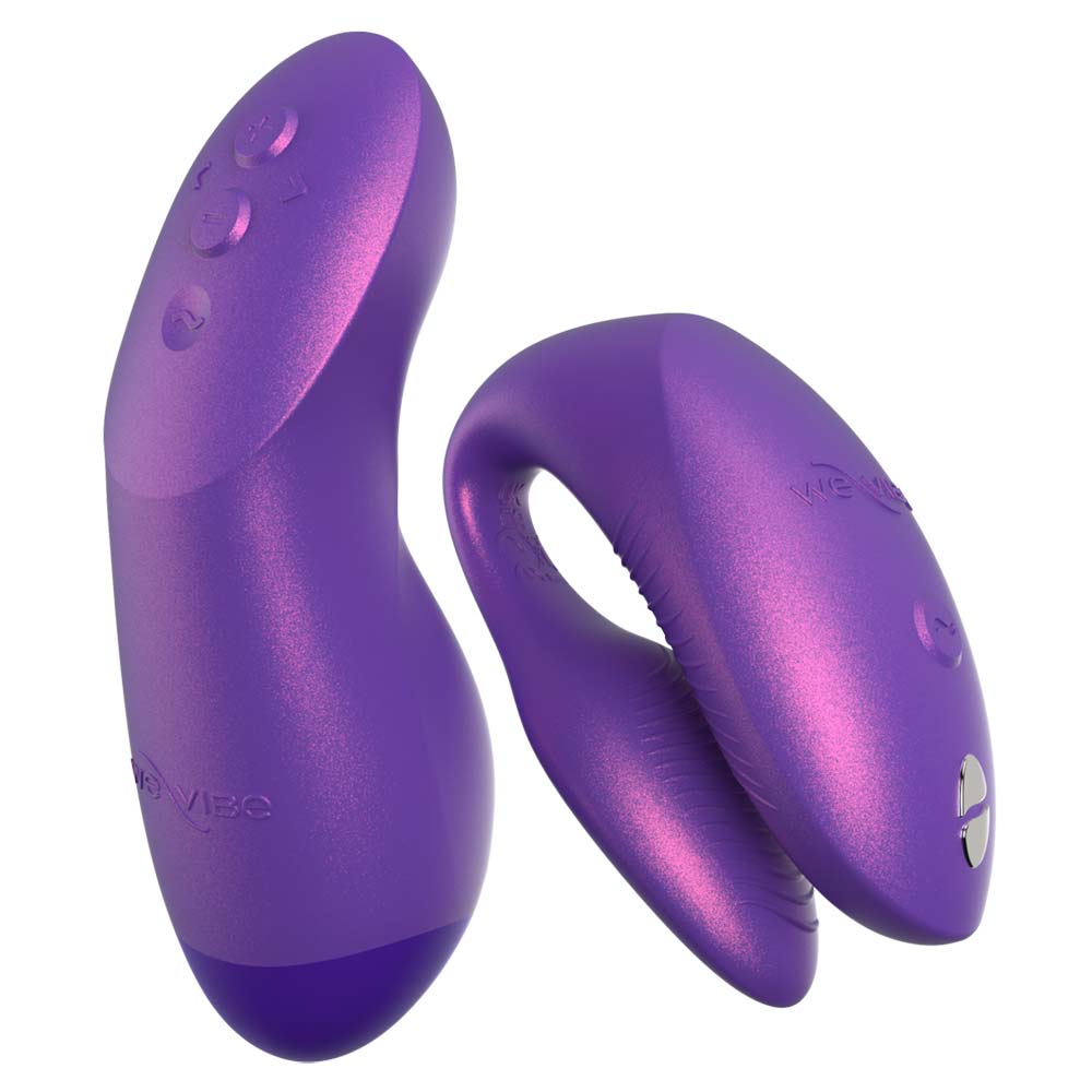 We-Vibe Chorus Pro tím app rung sóng đôi sâu 8cm