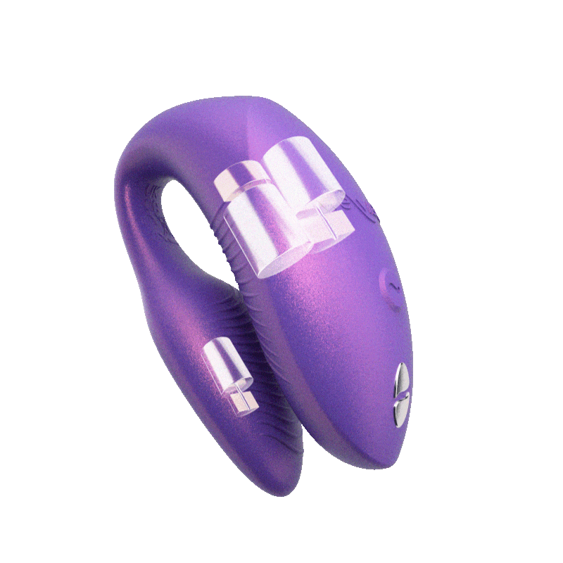 We-Vibe Chorus Pro Tím App Rung Sóng 8cm Cặp Đôi