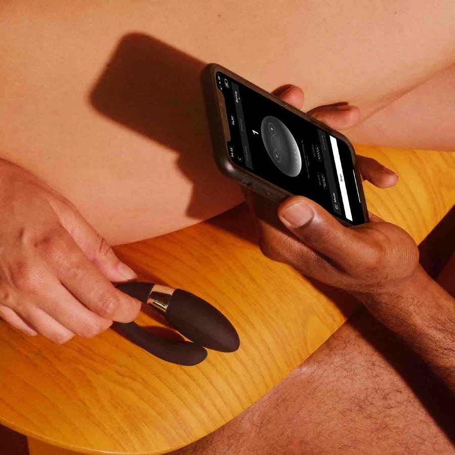 Lelo Tiani Harmony App Rung Đôi Đen Silicone Thụy Điển