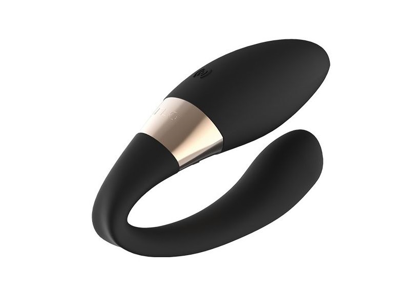 Lelo Tiani Harmony app đôi rung đen silicone