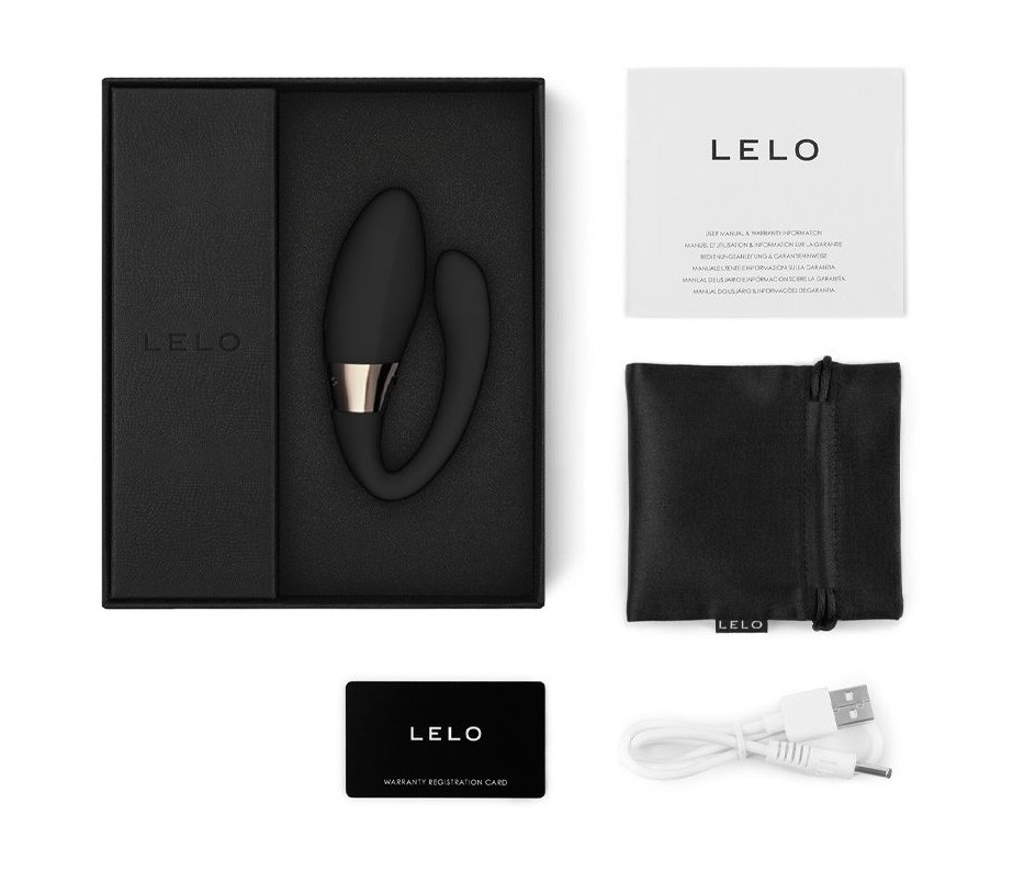 Lelo Tiani Harmony app đôi rung đen silicone
