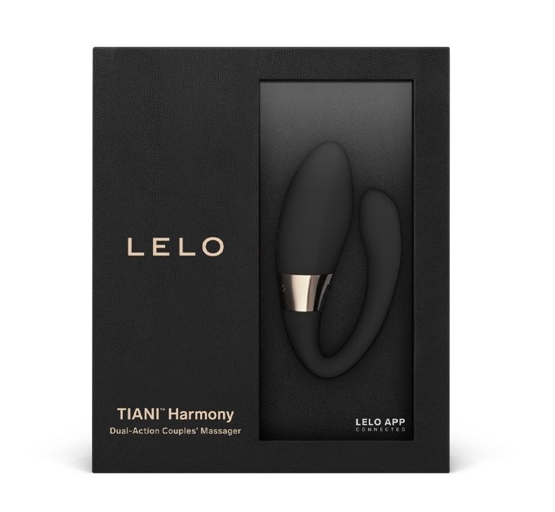 Lelo Tiani Harmony app đôi rung đen silicone