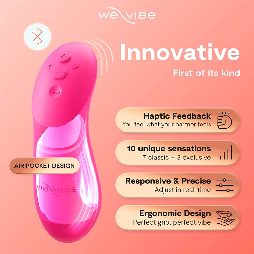 We-Vibe Chorus Pro Cặp Đôi Hồng Tím App[wickedwandas]​