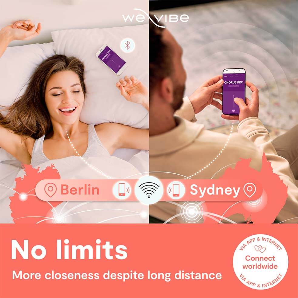 We-Vibe Chorus Pro Cặp Đôi Hồng Tím App
