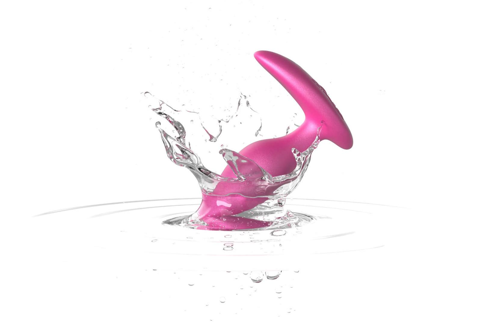 We-Vibe Ditto+ Plug Hồng Remote Hậu Môn Thầm Lặng