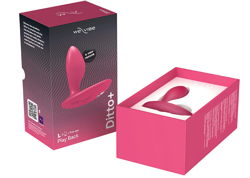 We-Vibe Ditto+ hậu môn remote hồng 24 tháng bảo hành
