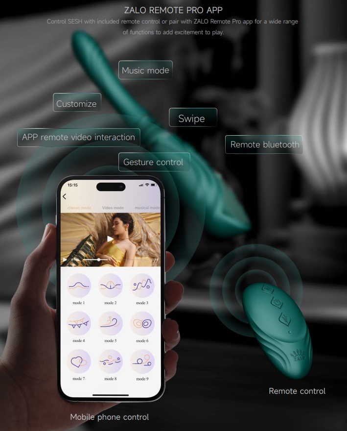 Zalo Sesh Đẩy 6x/giây App Remote