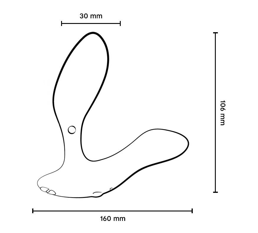 We-Vibe Vector+ Blue Prostate 10.6cm Remote Canada