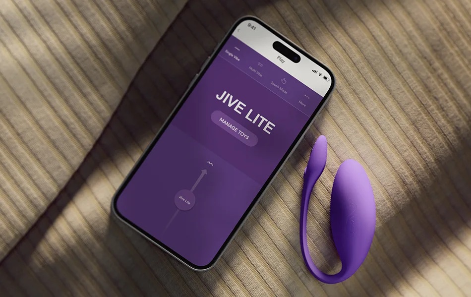 We-Vibe Jive Lite Tím G-spot App Kết Nối Cặp Đôi Hứng Khởi