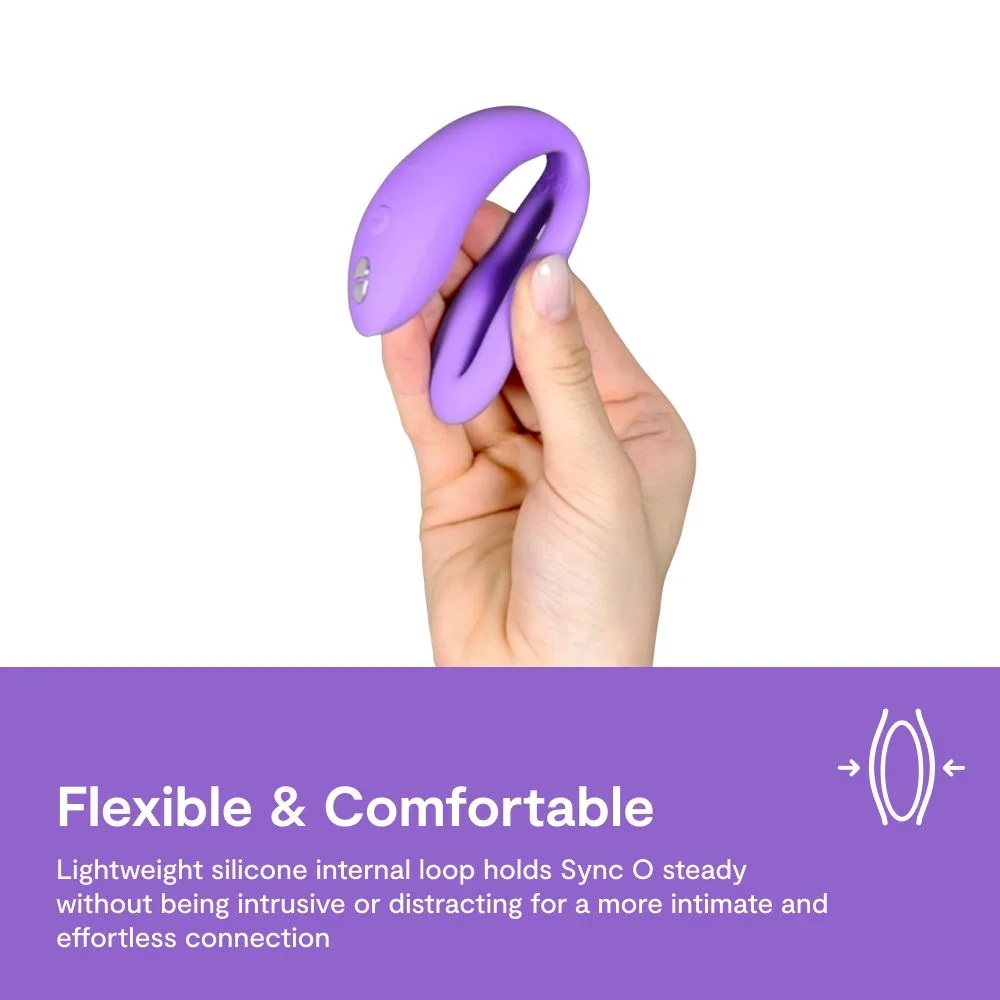 We-Vibe Sync O Tím Nhạt 8cm Cặp Đôi Rung Chống Nước