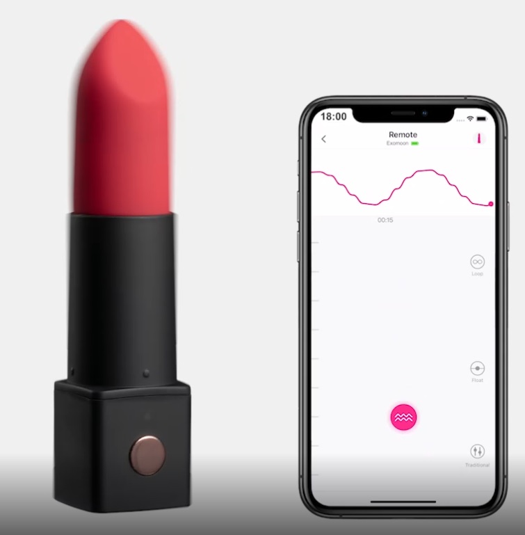 Lovense Exomoon Lipstick – Vibe Son Môi Bí Mật Rung Mạnh!